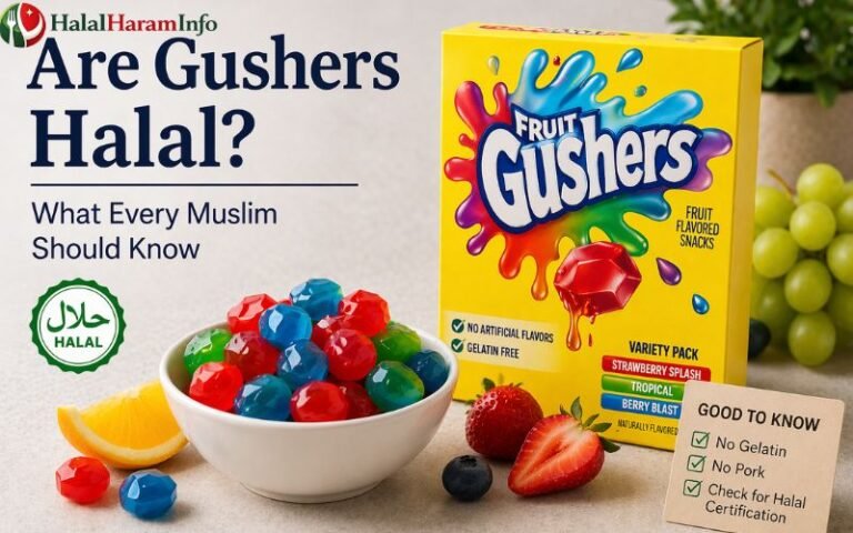 Are Gushers Halal