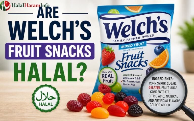 Are Welch’s Fruit Snacks Halal