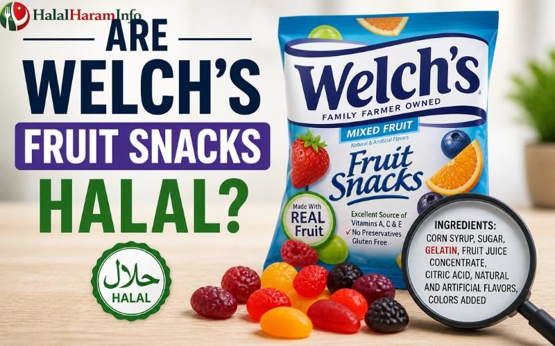 Are Welch’s Fruit Snacks Halal