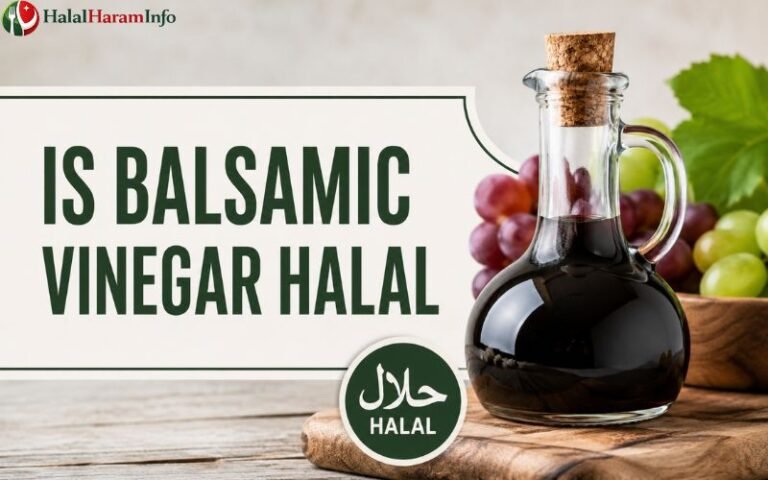 Is Balsamic Vinegar Halal