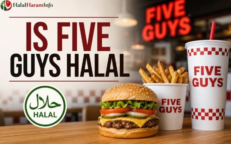 Is Five Guys Halal